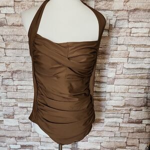 Smismivo  Brown One-Piece Swimsuit Brand New